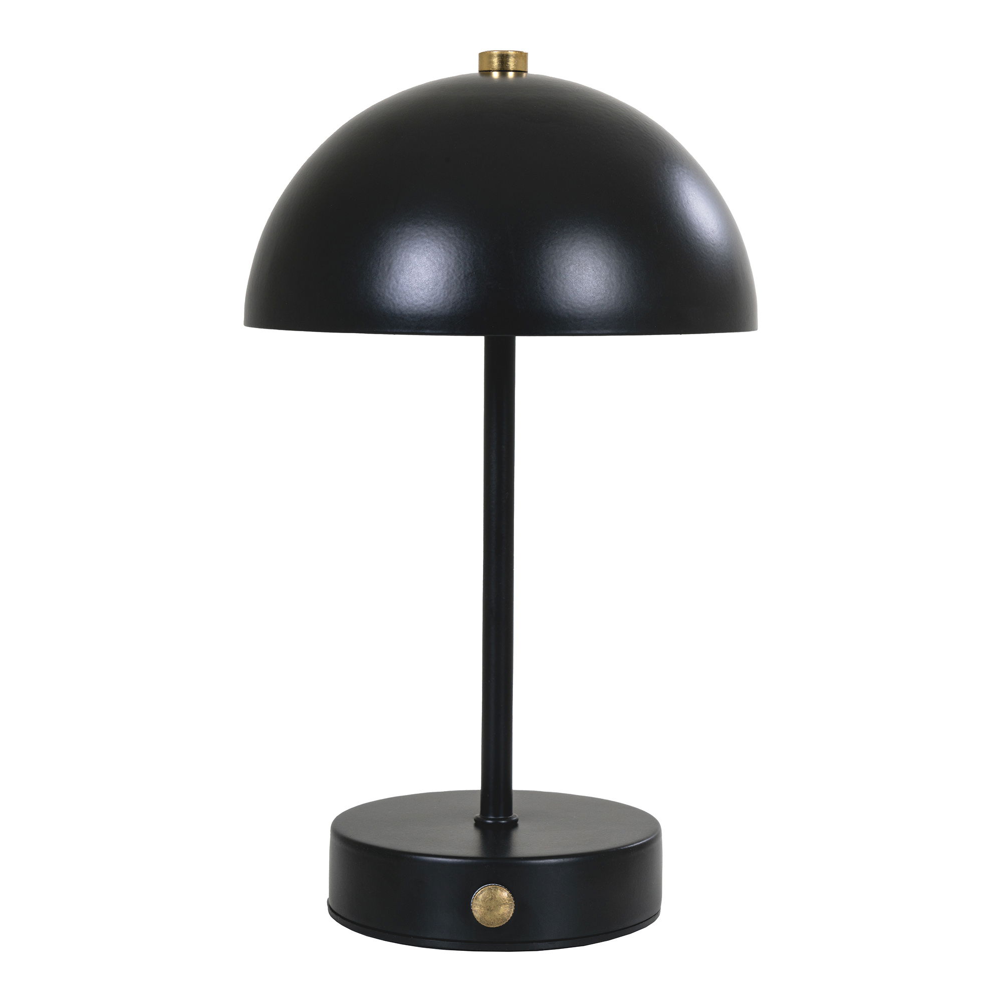 tinkaro LED-Tischlampe Holt Metall Schwarz