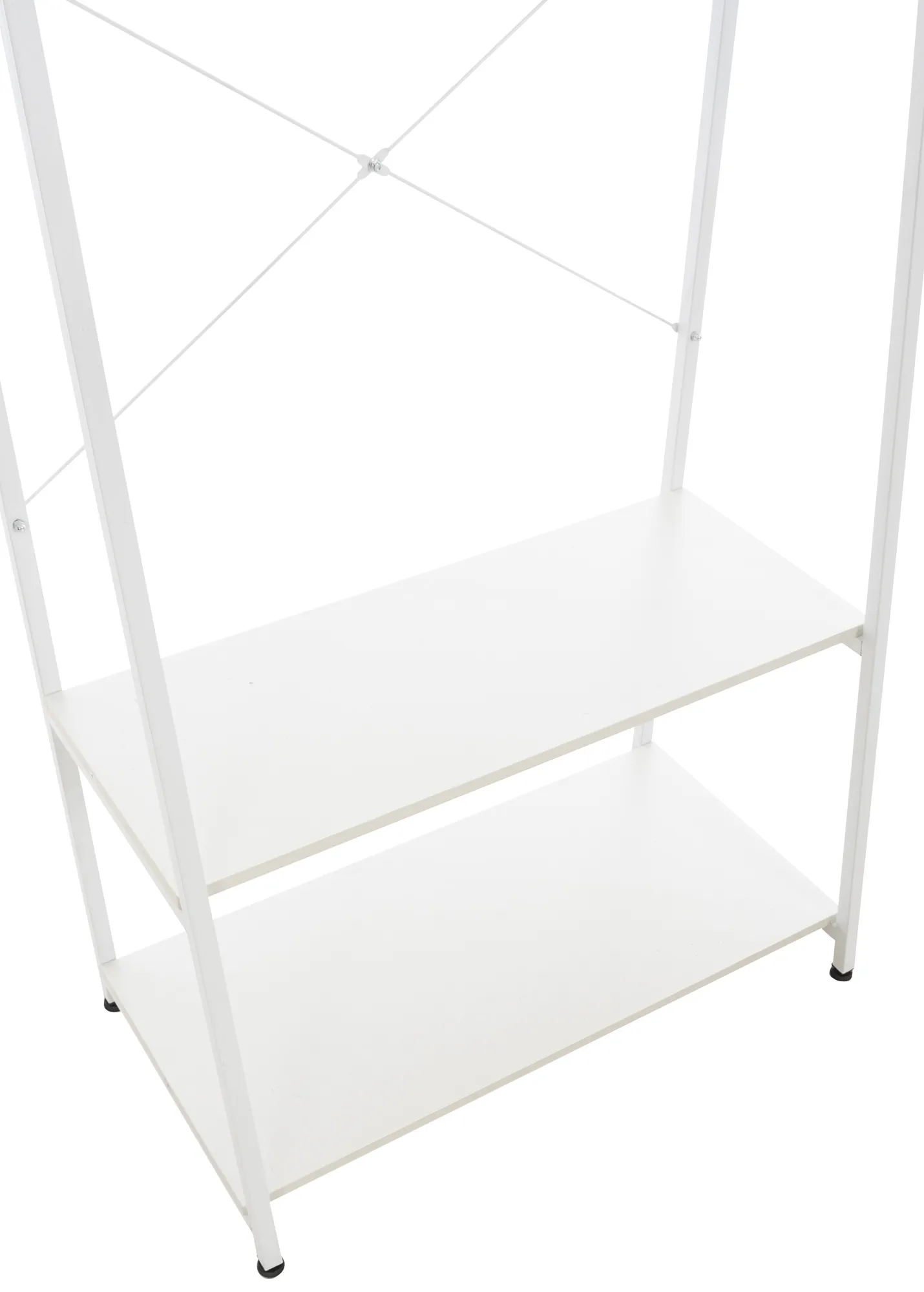 Kleiderständer Luton 167x80x44 cm weiß