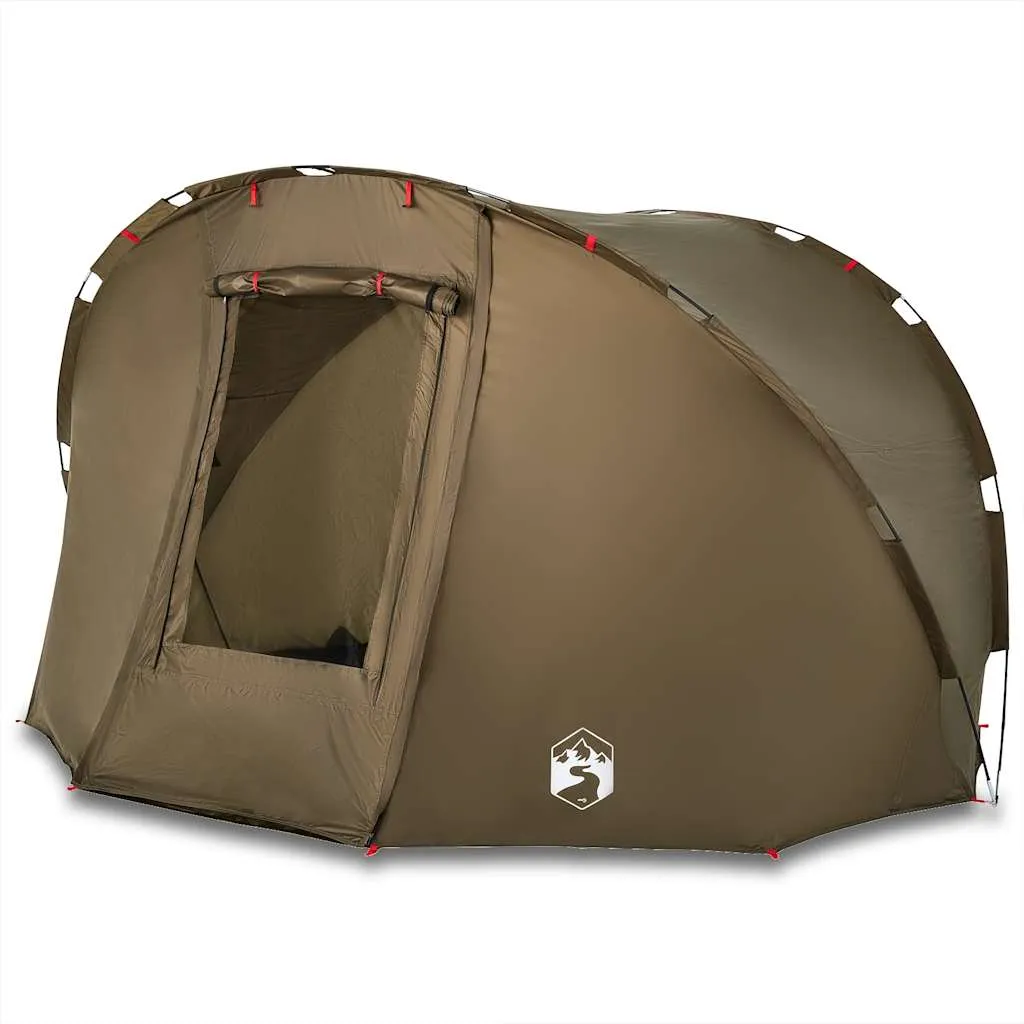 Angelzelt Campingzelt 307x290x170 cm Olivgrün wasserdicht