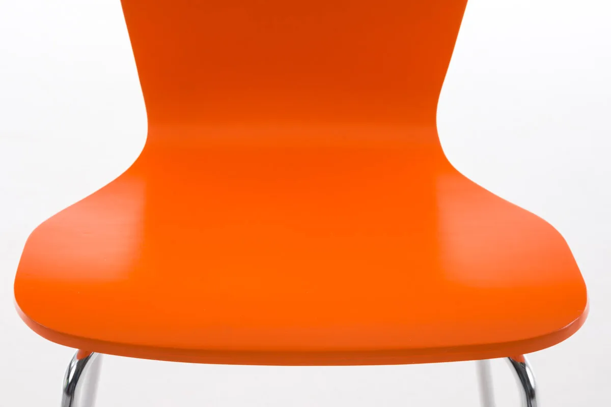 Besucherstuhl Aaron 84x43x50 cm orange