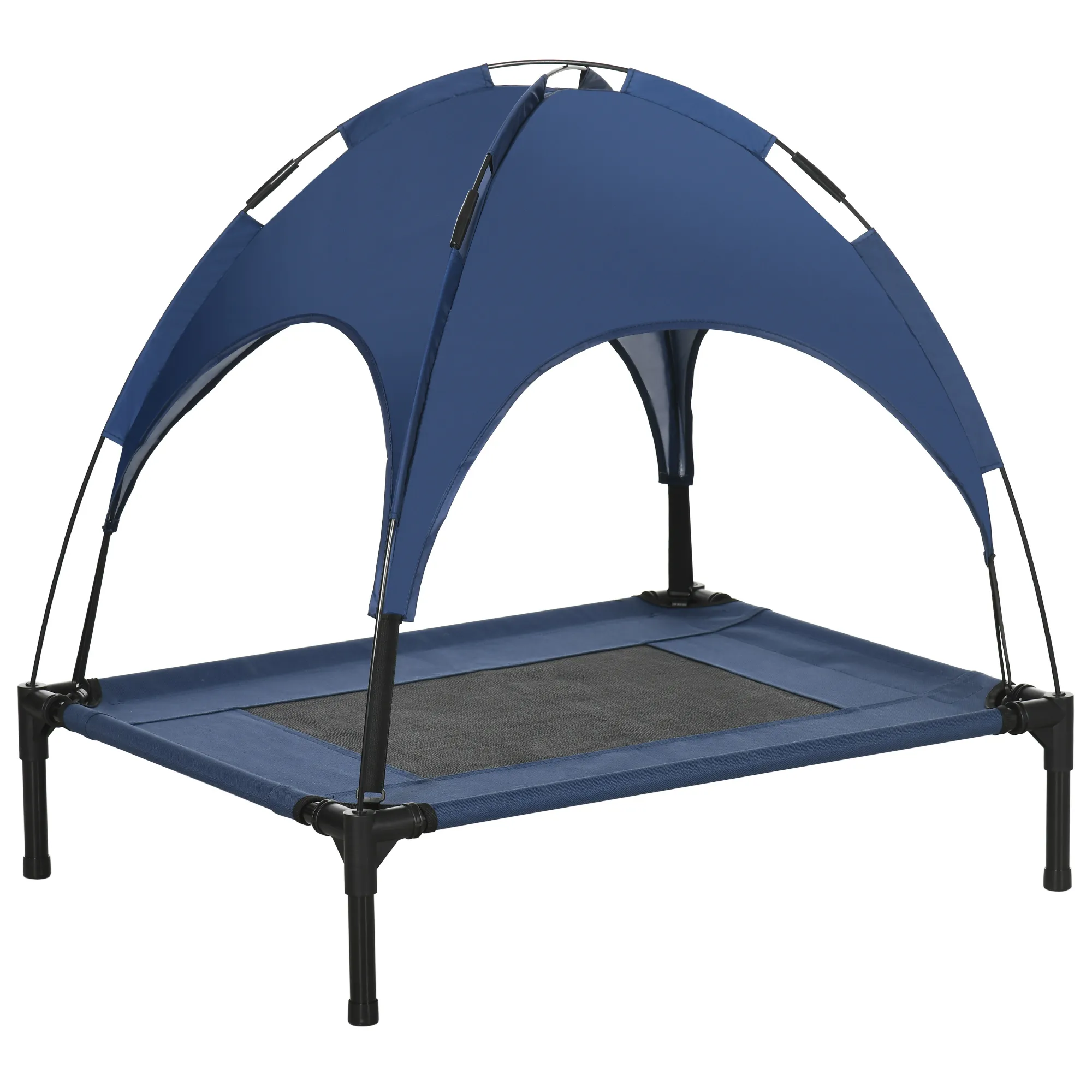 Stylisches Haustierbett Dunkelblau 76x61x73 cm