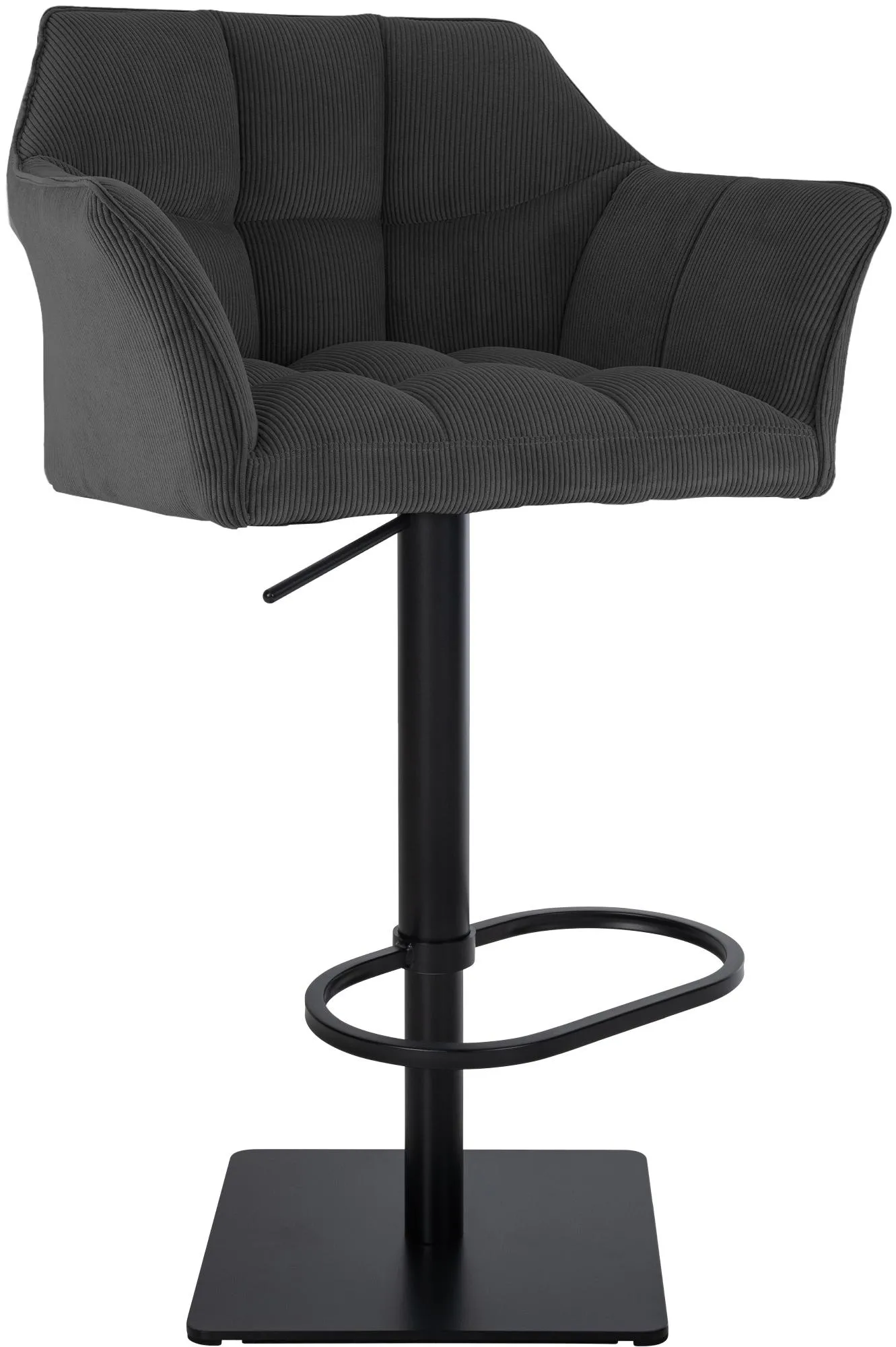Barhocker Damaso 88x64x45 cm dunkelgrau