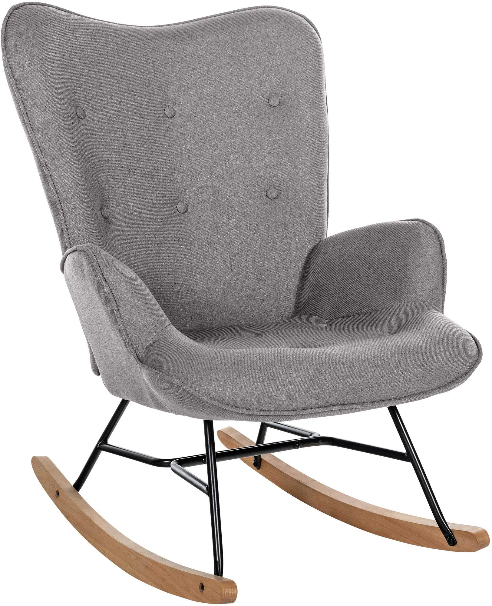 Schaukelstuhl Sanka 98x71x88 cm Grau