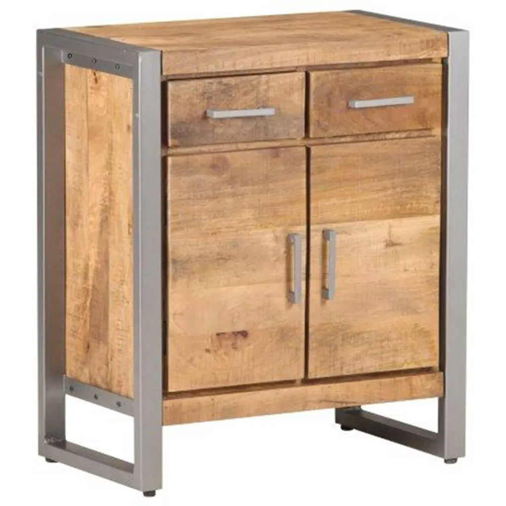 Sideboard 60x35x72 cm Raues Mangoholz