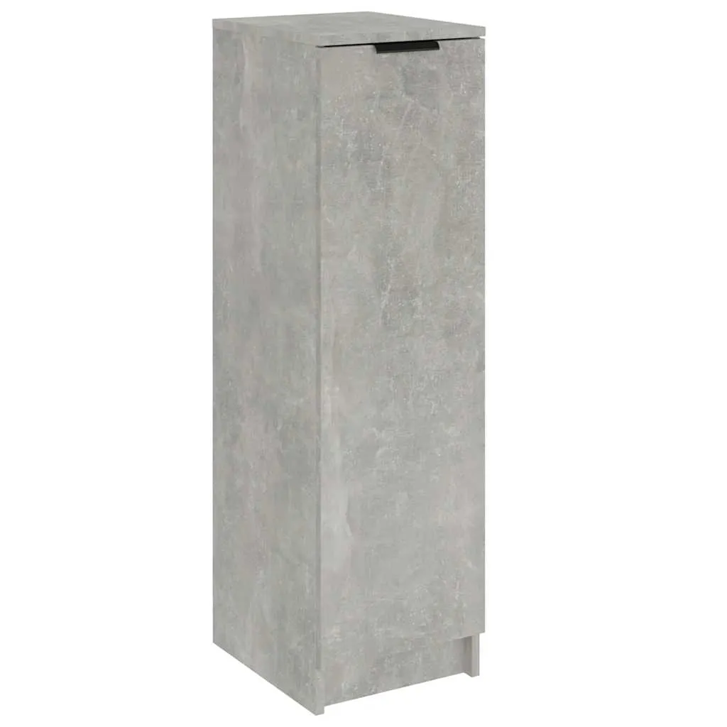 Schuhschrank Betongrau 30 x 35 x 100 cm aus Holzwerkstoff