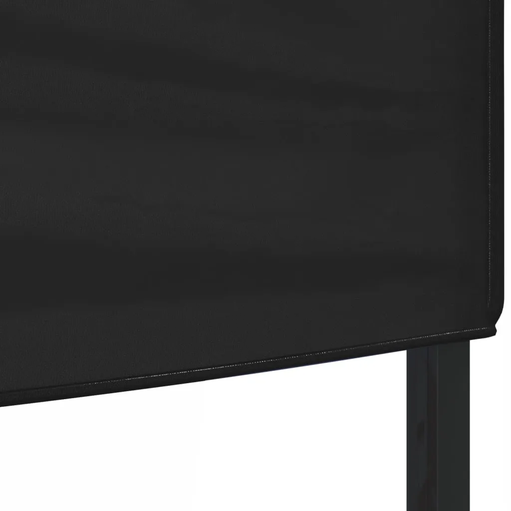 Faltzelt Pavillon Schwarz 195,5x195,5x235 cm UV- und wasserabweisend
