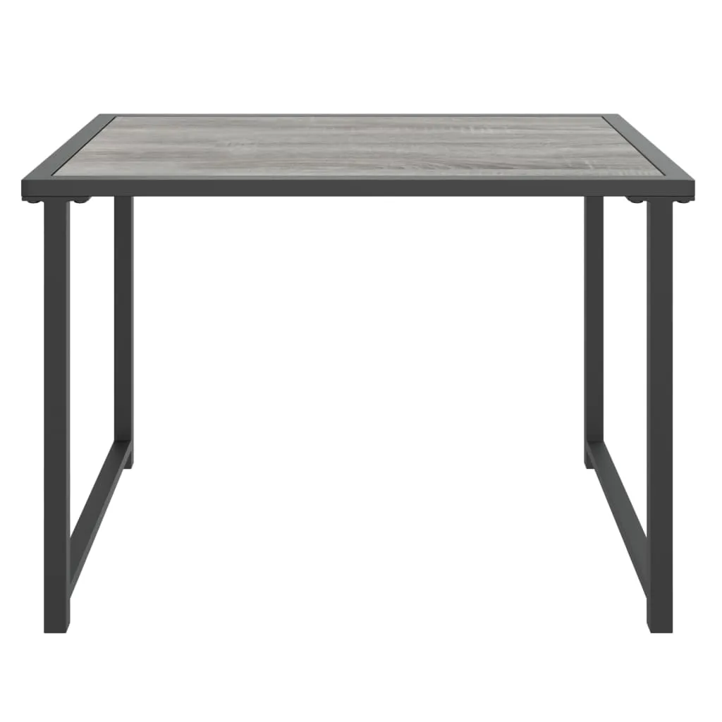 Stabiler Gartentisch Anthrazit 55 x 40 x 37 cm für Terrasse und Garten
