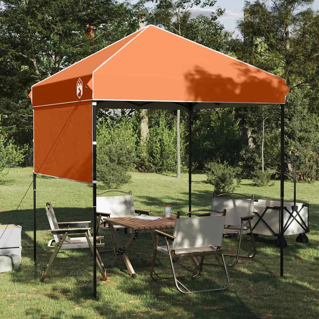 Pop-up Himmelzelt 194 x 194 x 251 cm in Orange für den Außenbereich