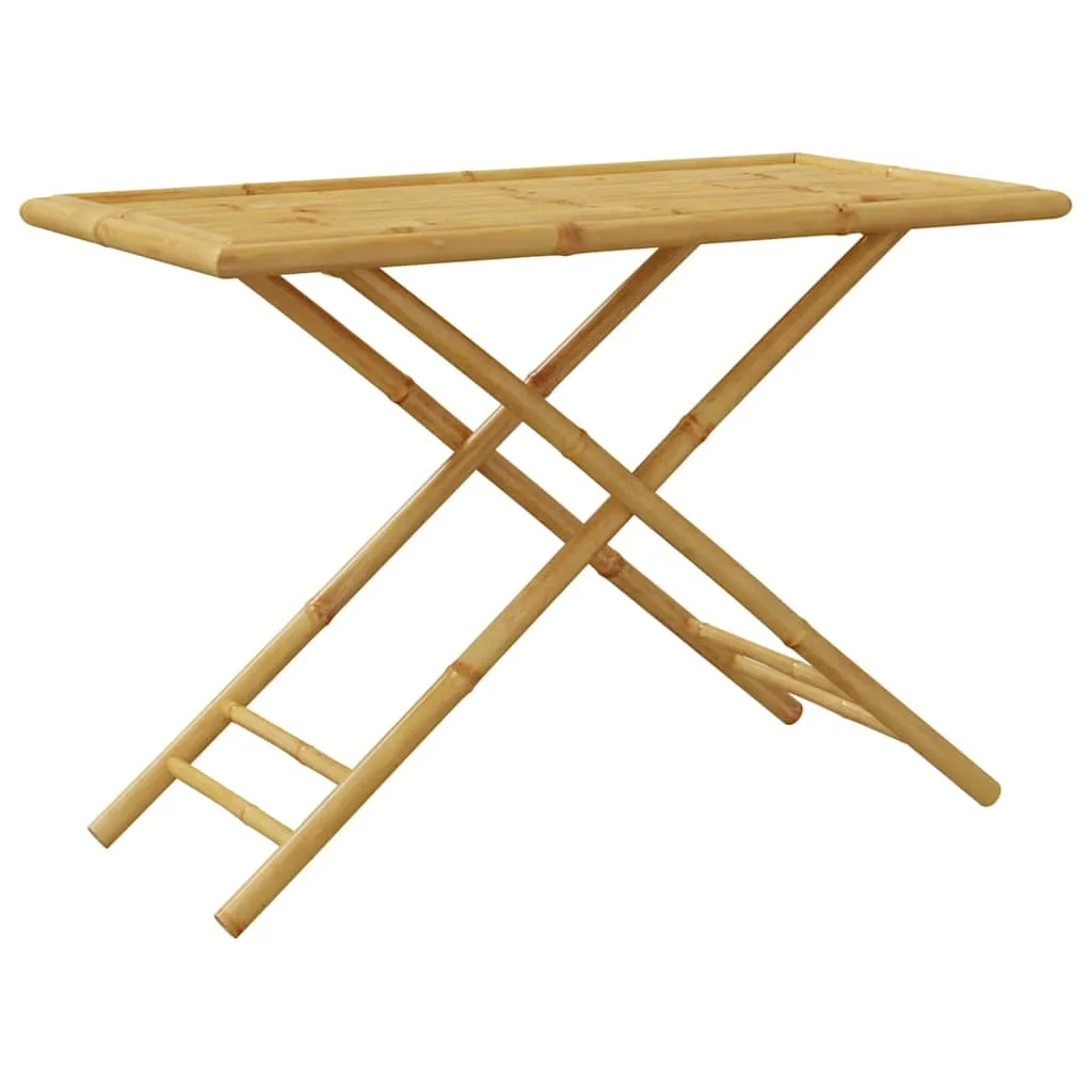 Klapptisch aus Massivholz 110 x 55 x 75 cm in natürlicher Farbe