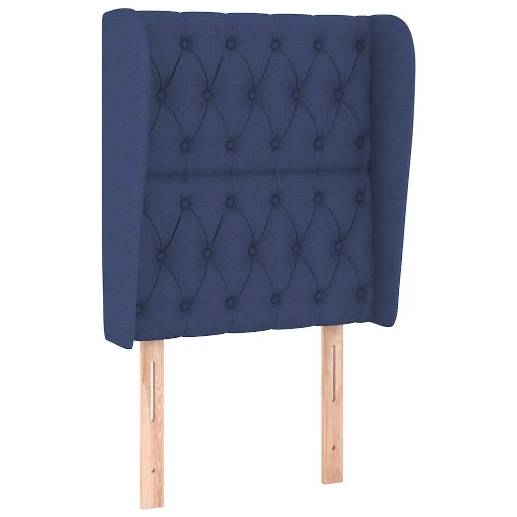 Boxspringbett mit Taschenfederkernmatratze, 203x83 cm, Blau