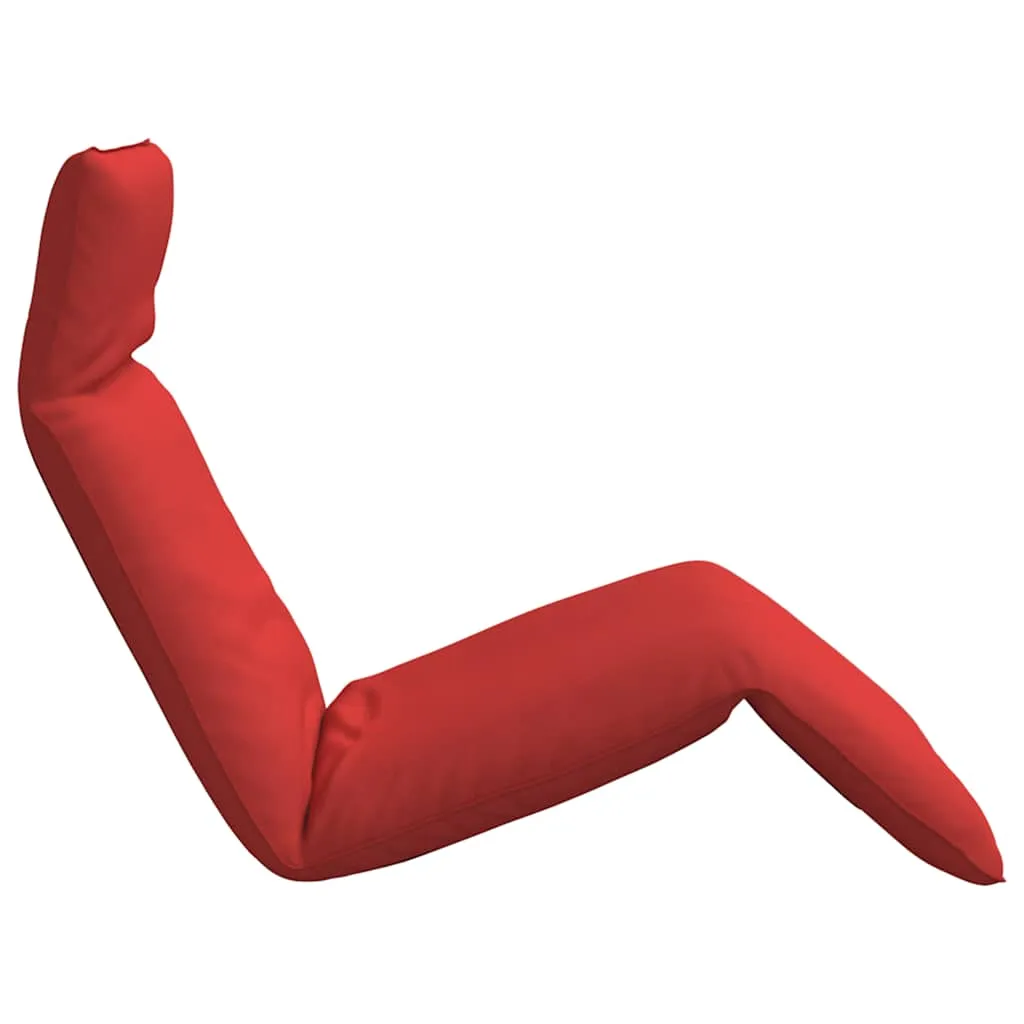 Klappbare Sonnenliege 175x54x8,5 cm Rot mit Oxford-Gewebe