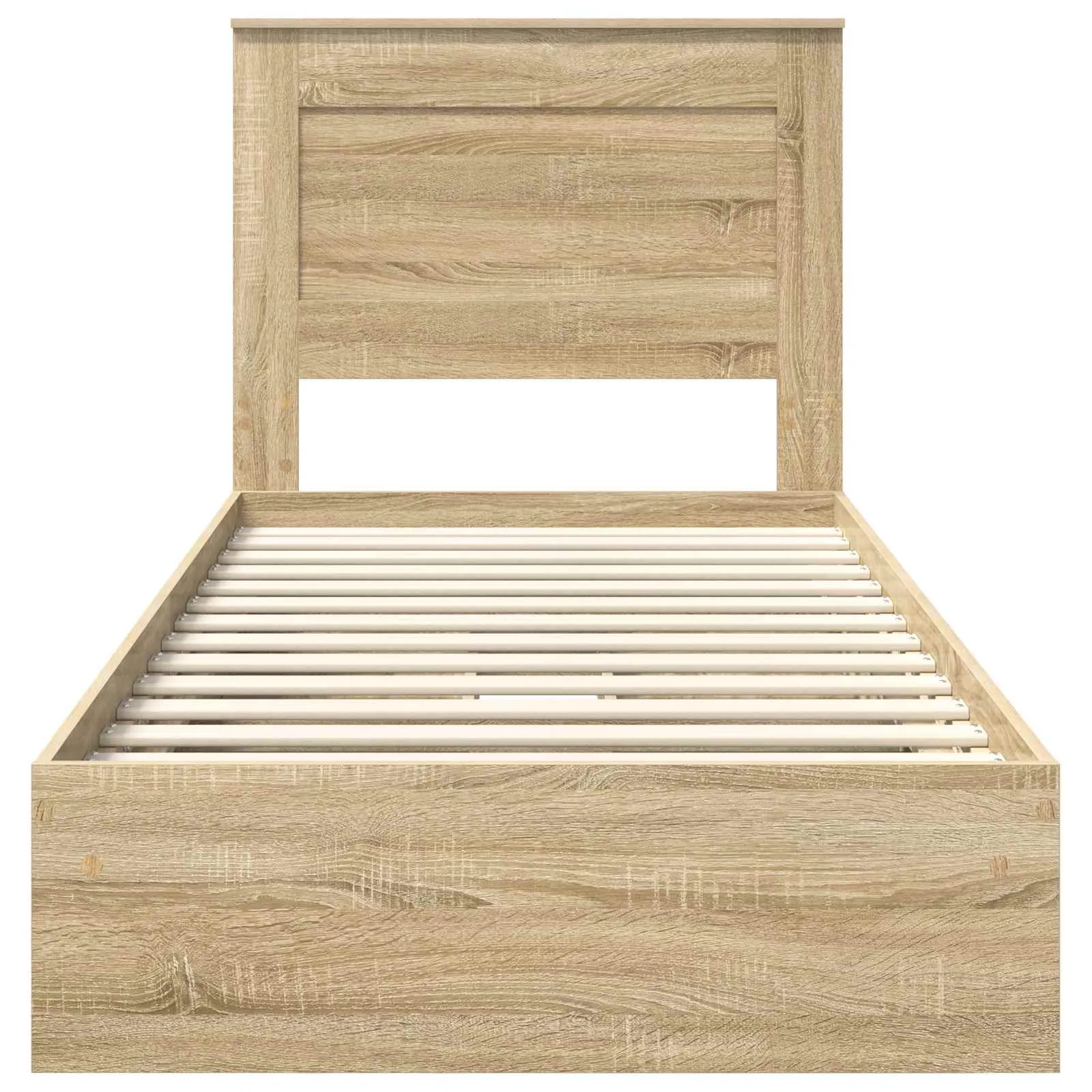 Aufbewahrungsbett 75 x 190 cm Sonoma-Eiche