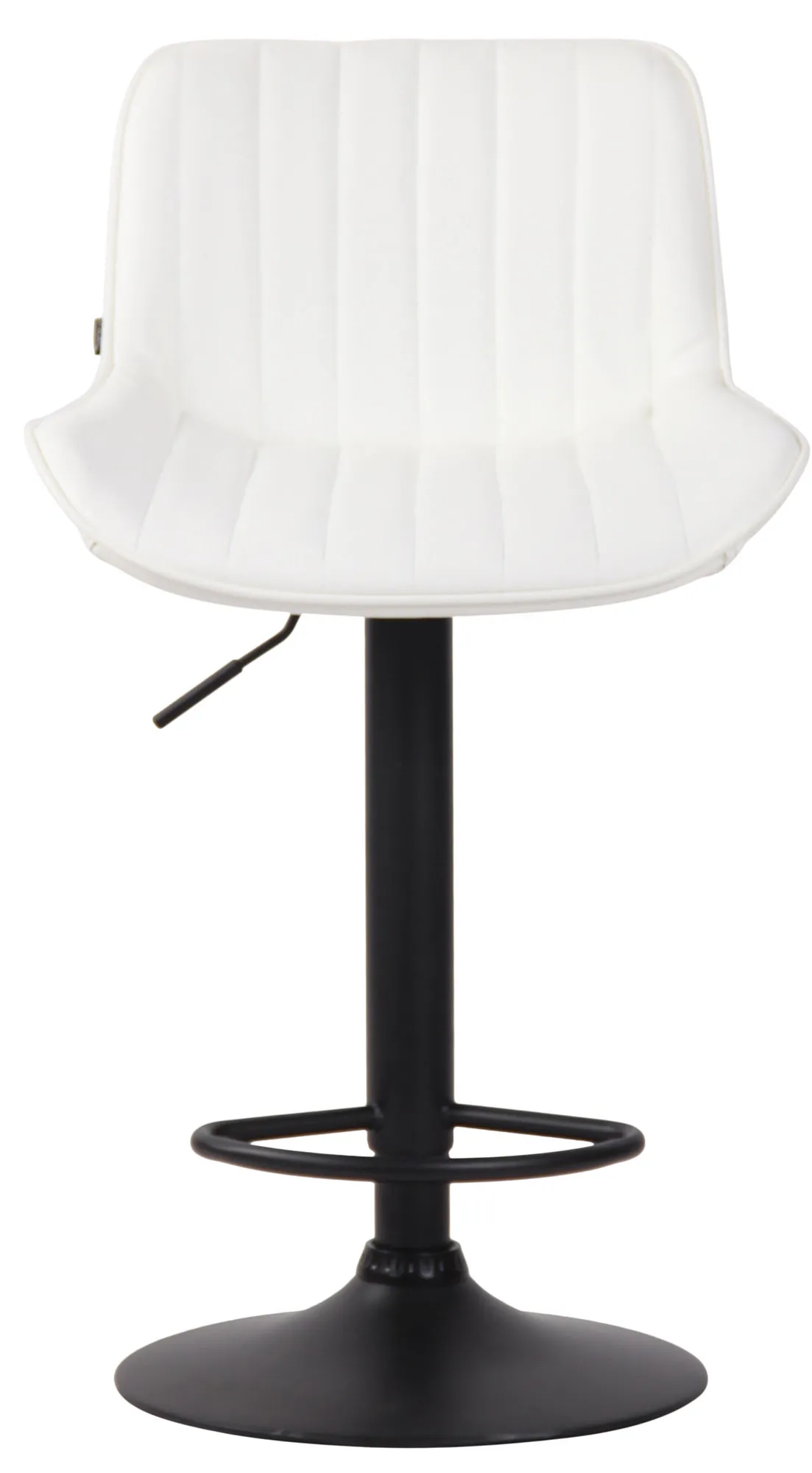 Barhocker Lentini Kunstleder 86-108 cm weiß