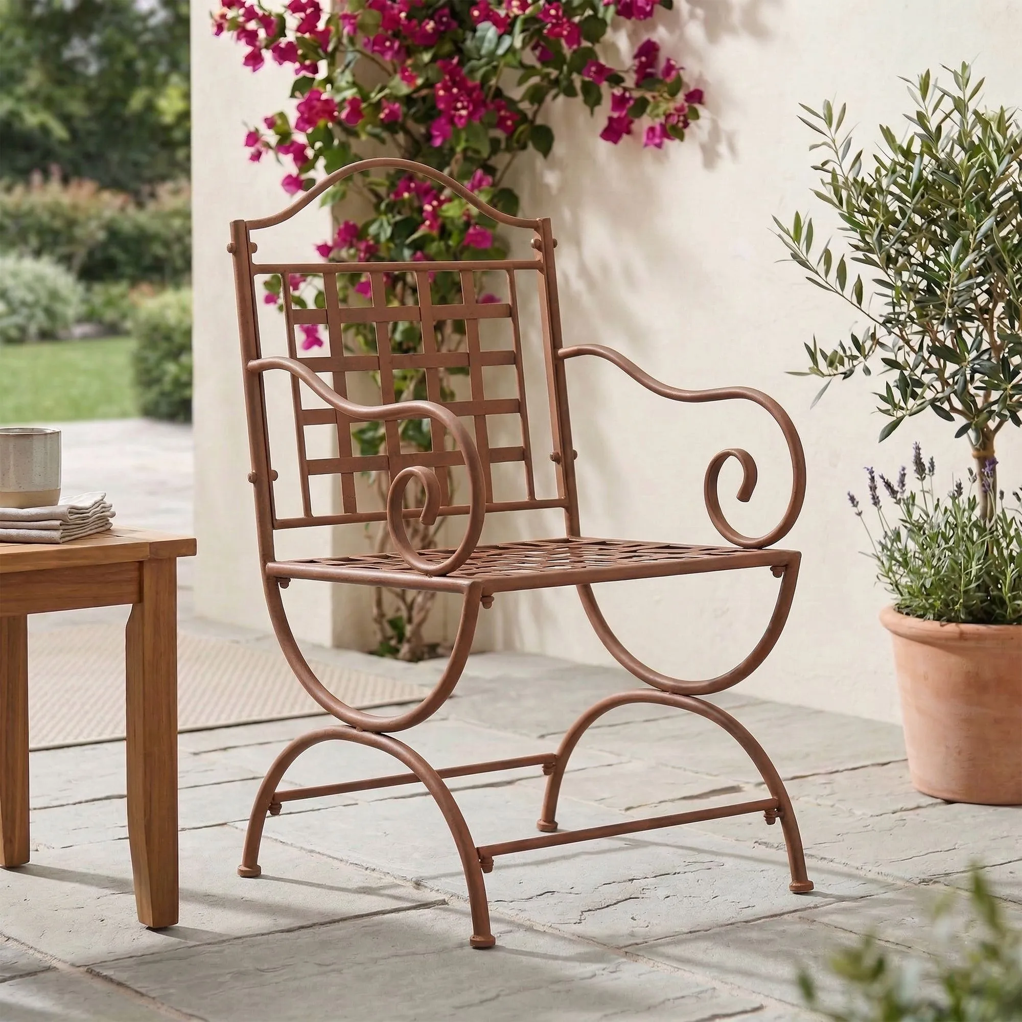 4er Set Stühle Lotta 92x56x53 cm antik braun