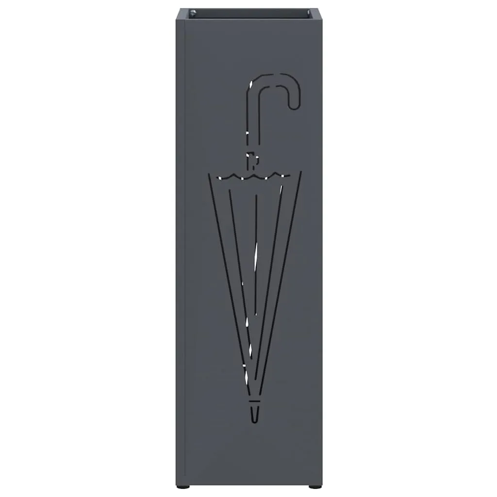 Sonnenschirmhalter Anthrazit 15,5 x 15,5 x 49 cm Metall