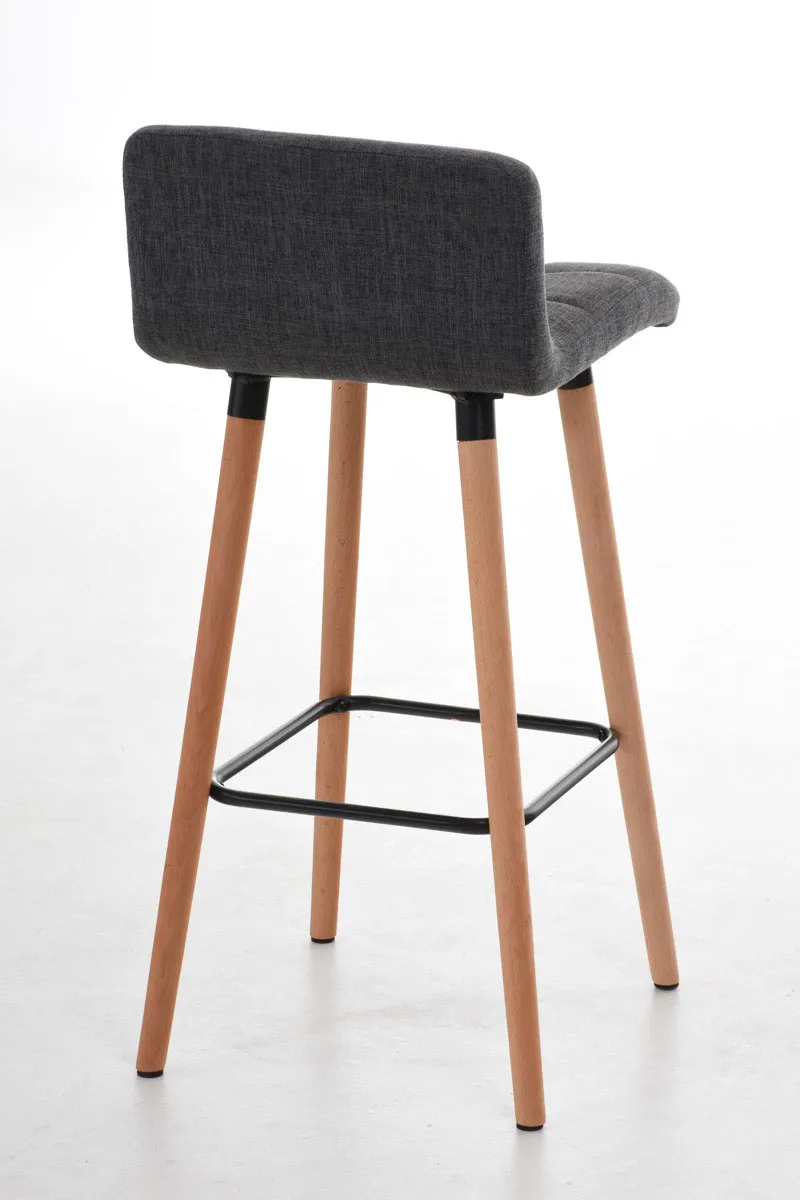 Barhocker Lincoln 94x42x49 cm hellgrau