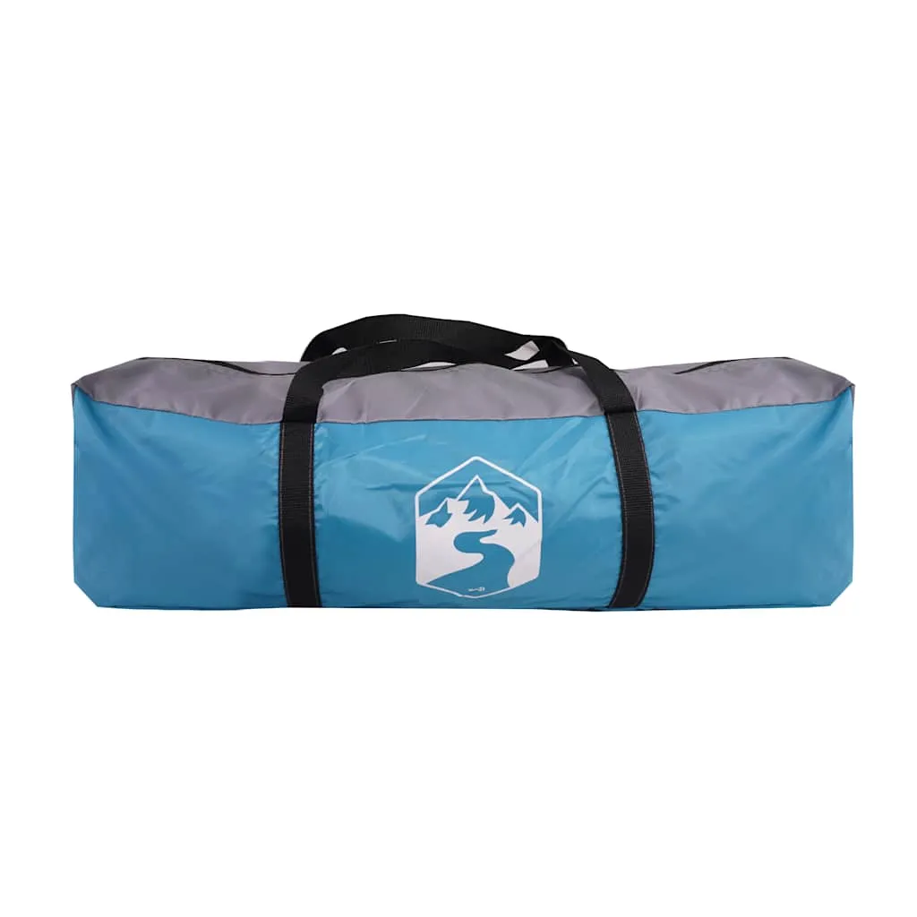 Campingzelt Tunnelzelt Blau 283x193x125 cm für 3 Personen