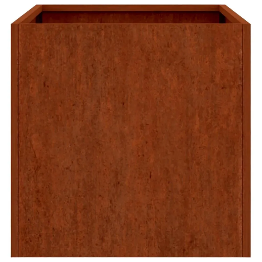 Pflanzkübel 62x40x39 cm Cortenstahl