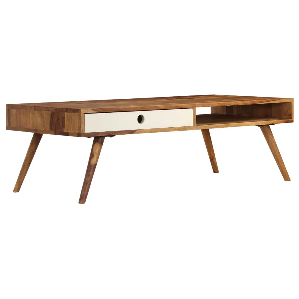Couchtisch 110x50x35 cm Massivholz Akazie Couchtisch 110x50x35 cm Massivholz Akazie