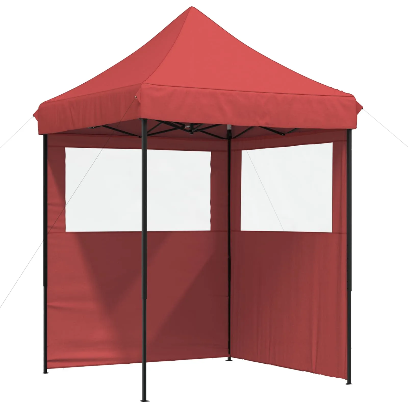 Modernes faltbares Partyzelt 200x200x306 cm Bordeauxrot