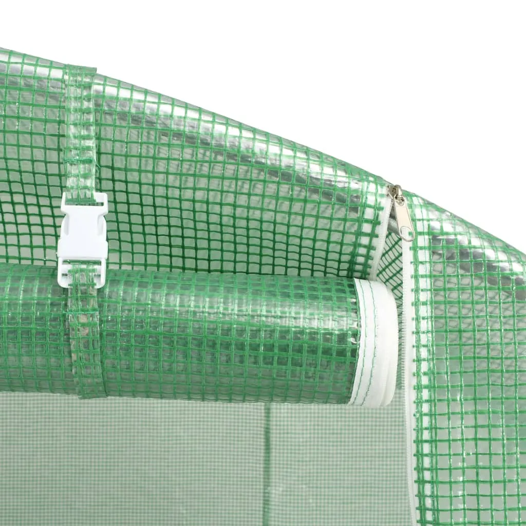 Geräumiges Gewächshaus 3x2x2m in Grün