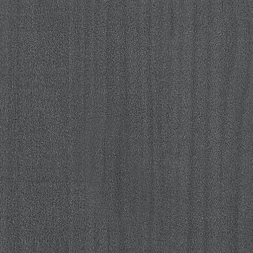 Nachttische 2 Stk. Grau 35,5x33,5x41,5 cm Massivholz Kiefer