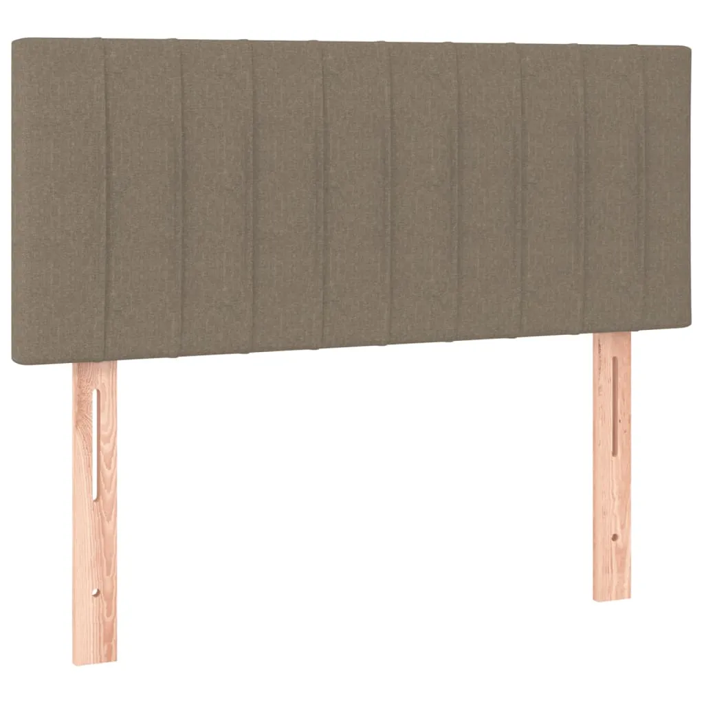 Boxspringbett mit Taschenfederkernmatratze, 203x80 cm, Taupe