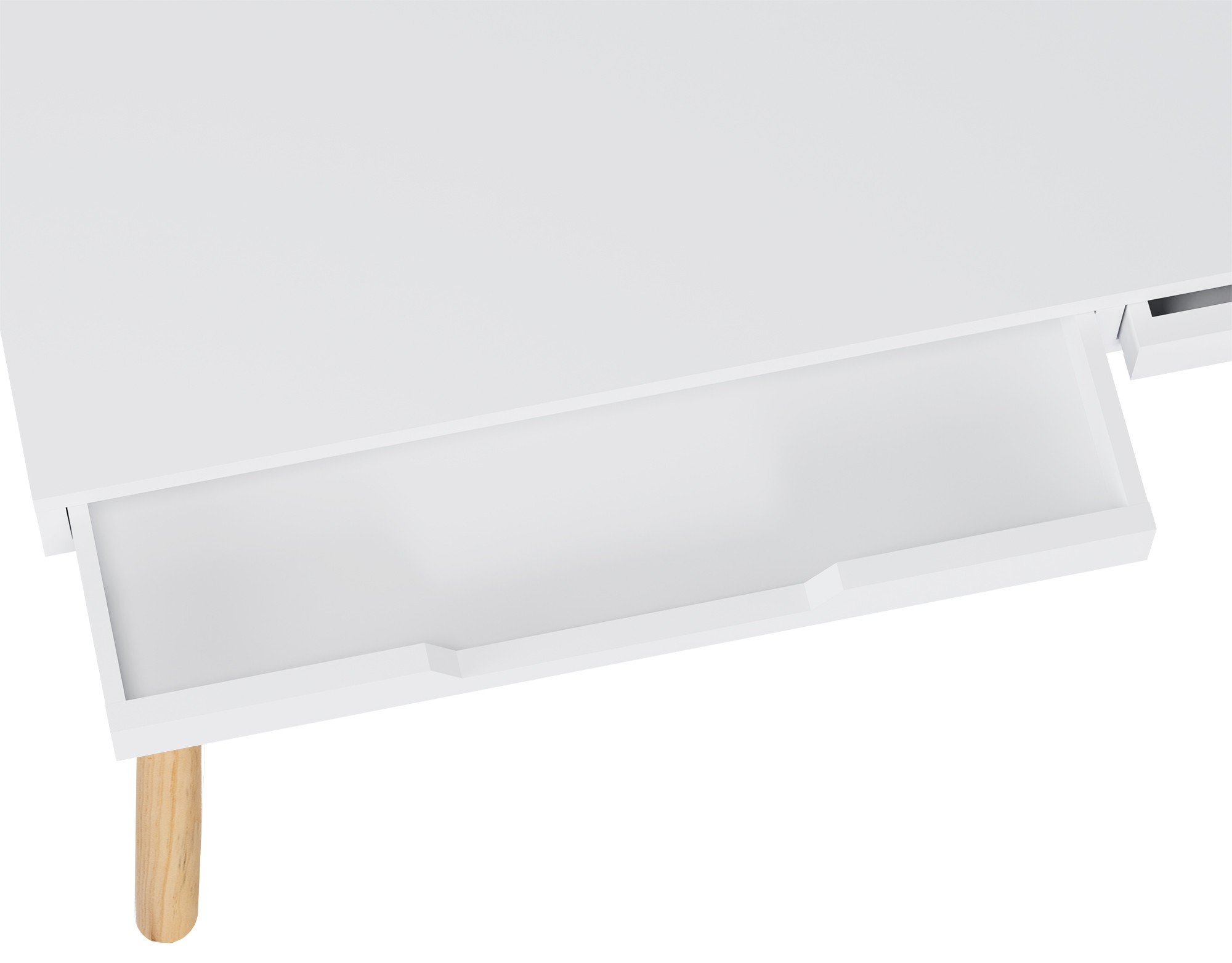 Schreibtisch Porto 110/140x60x75 cm weiß