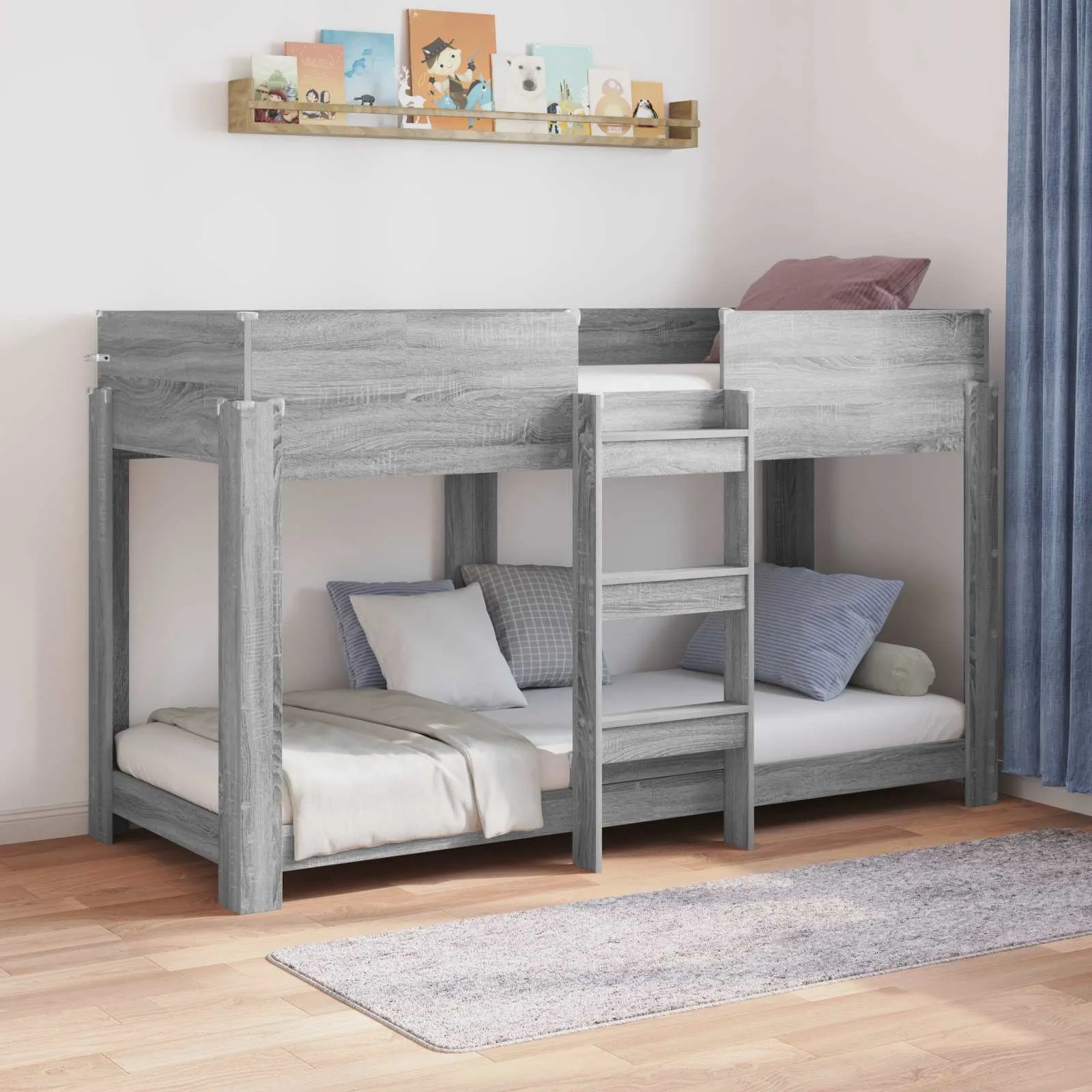 Etagenbett 196 x 89 x 117 cm Sonoma-Grau