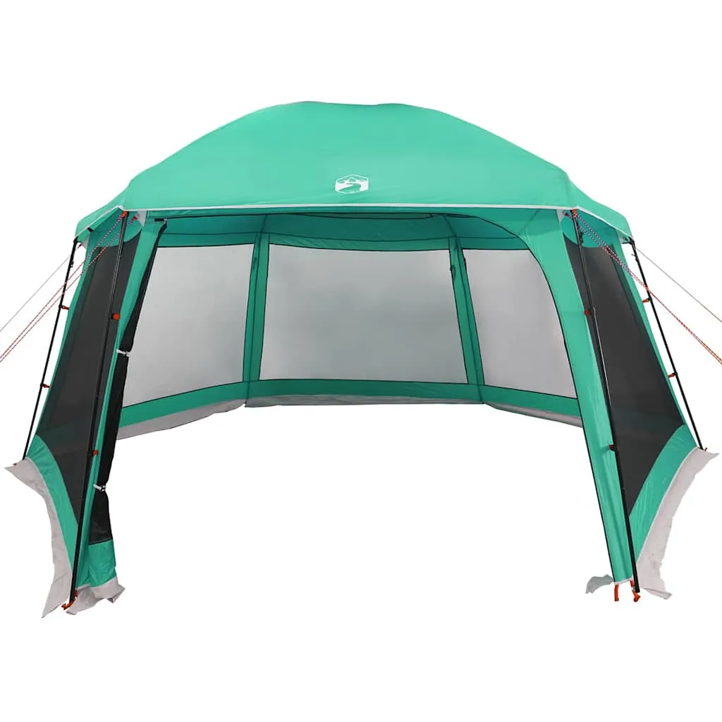 Poolzelt Meergrün 512 x 458 x 255 cm Wasserdicht mit Abnehmbarem Überzelt
