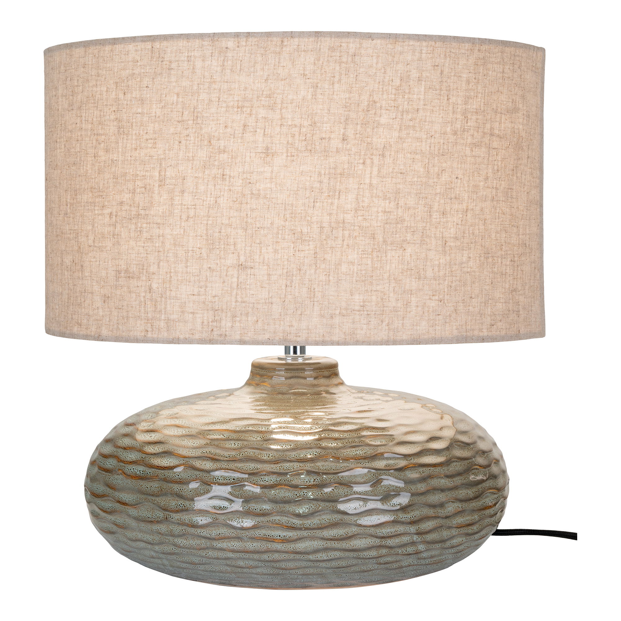 tinkaro Tischlampe Oldham Keramik Grün