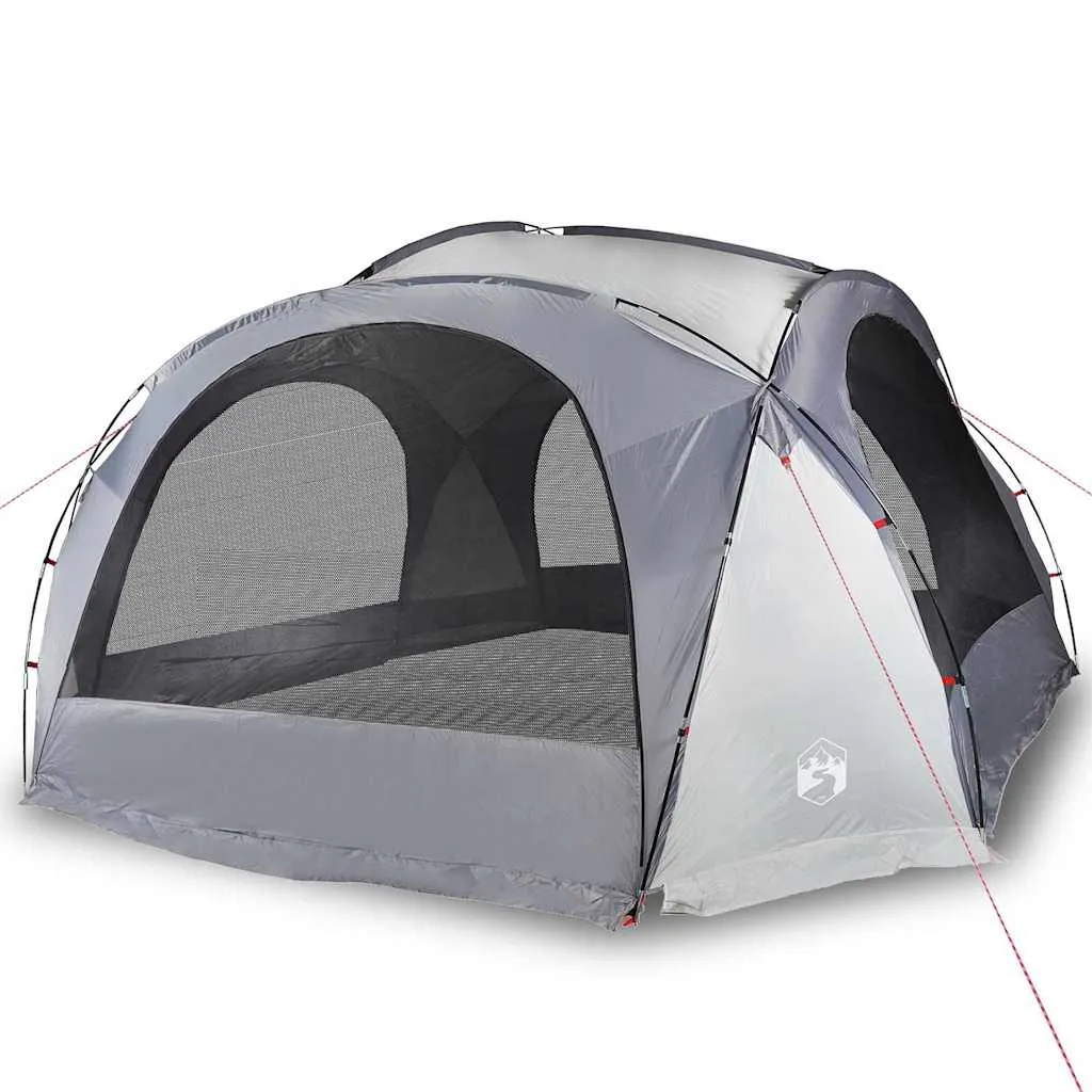 Wasserdichtes Partyzelt 455x455x240 cm in Weiß und Grau