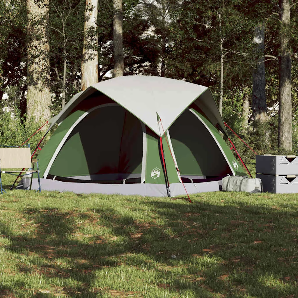Campingzelt Grün 218 x 218 x 135 cm für 4 Personen