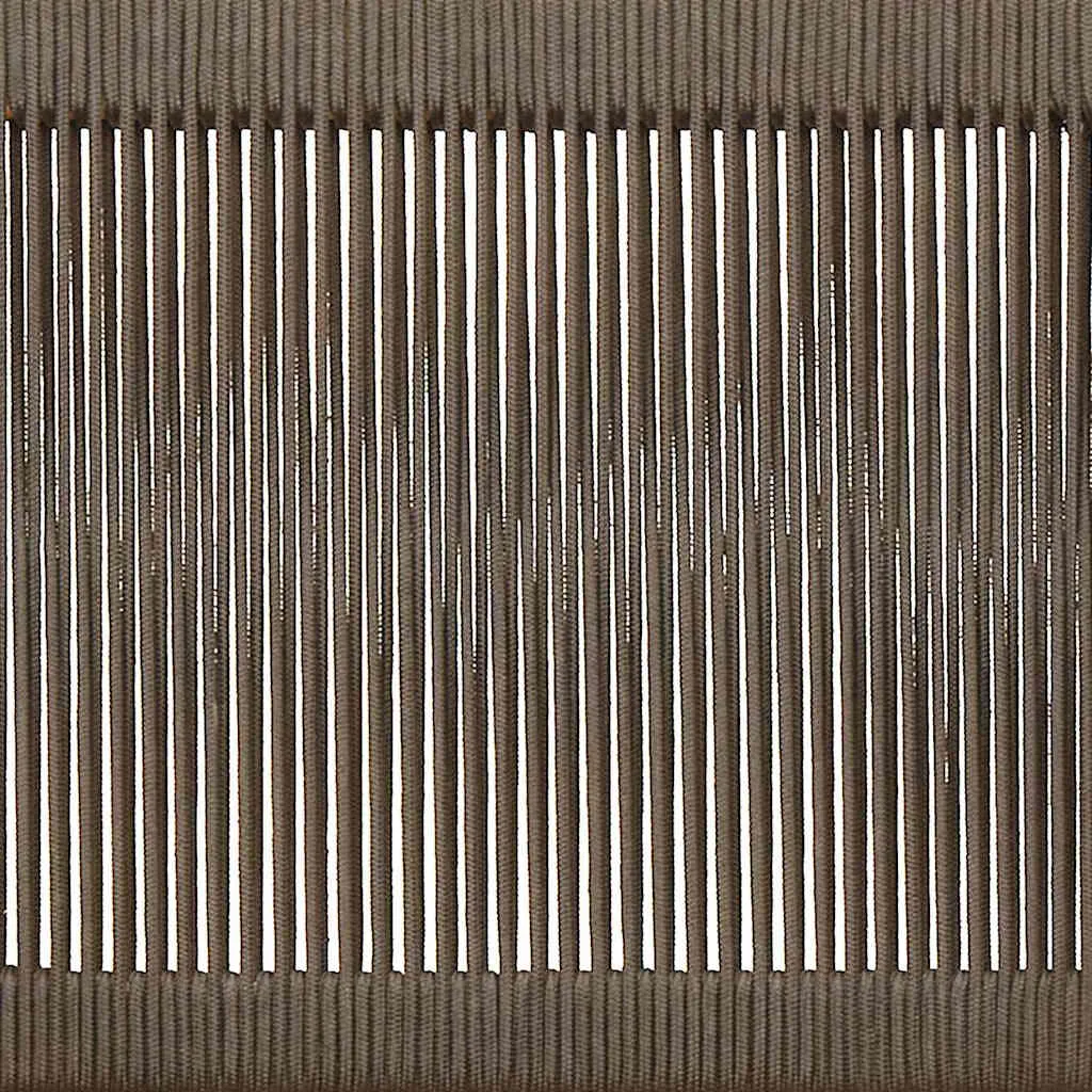 Moderne Gartenbank aus Echtholz, 122 x 76 x 73 cm, Grau