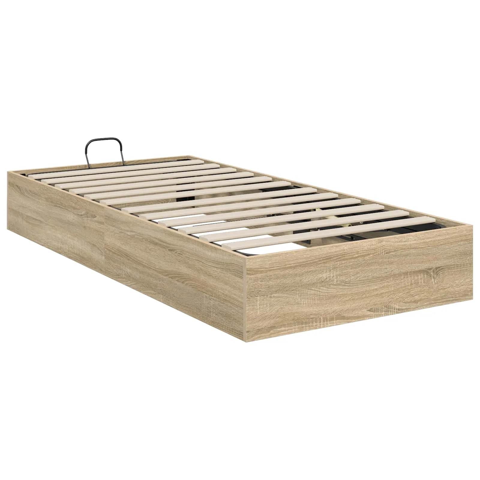 Ottoman Bettgestell 203 x 90 x 25 cm Sonoma-Eiche