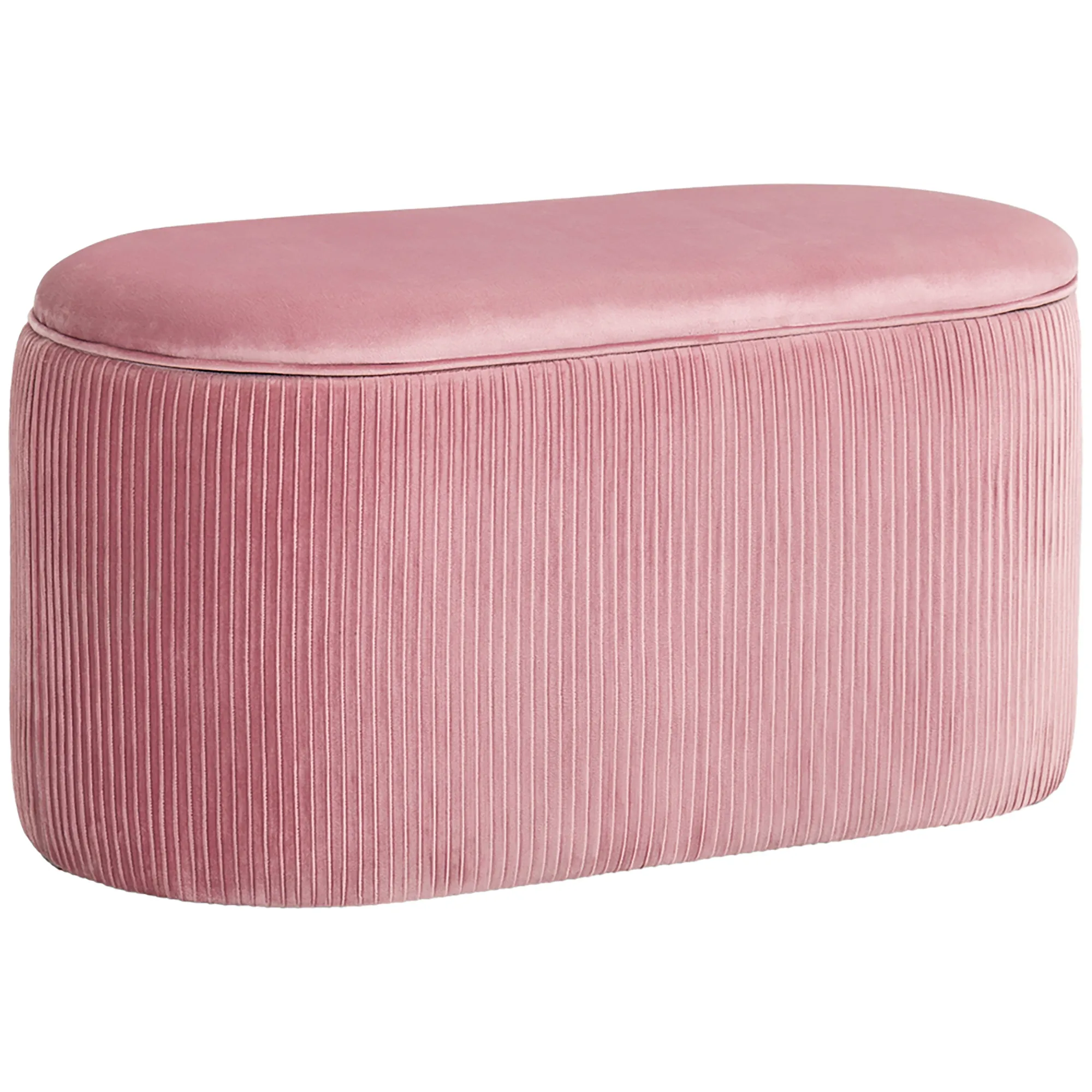 Sitzbank Rosa 81B x 40T x 41H cm mit Stauraum