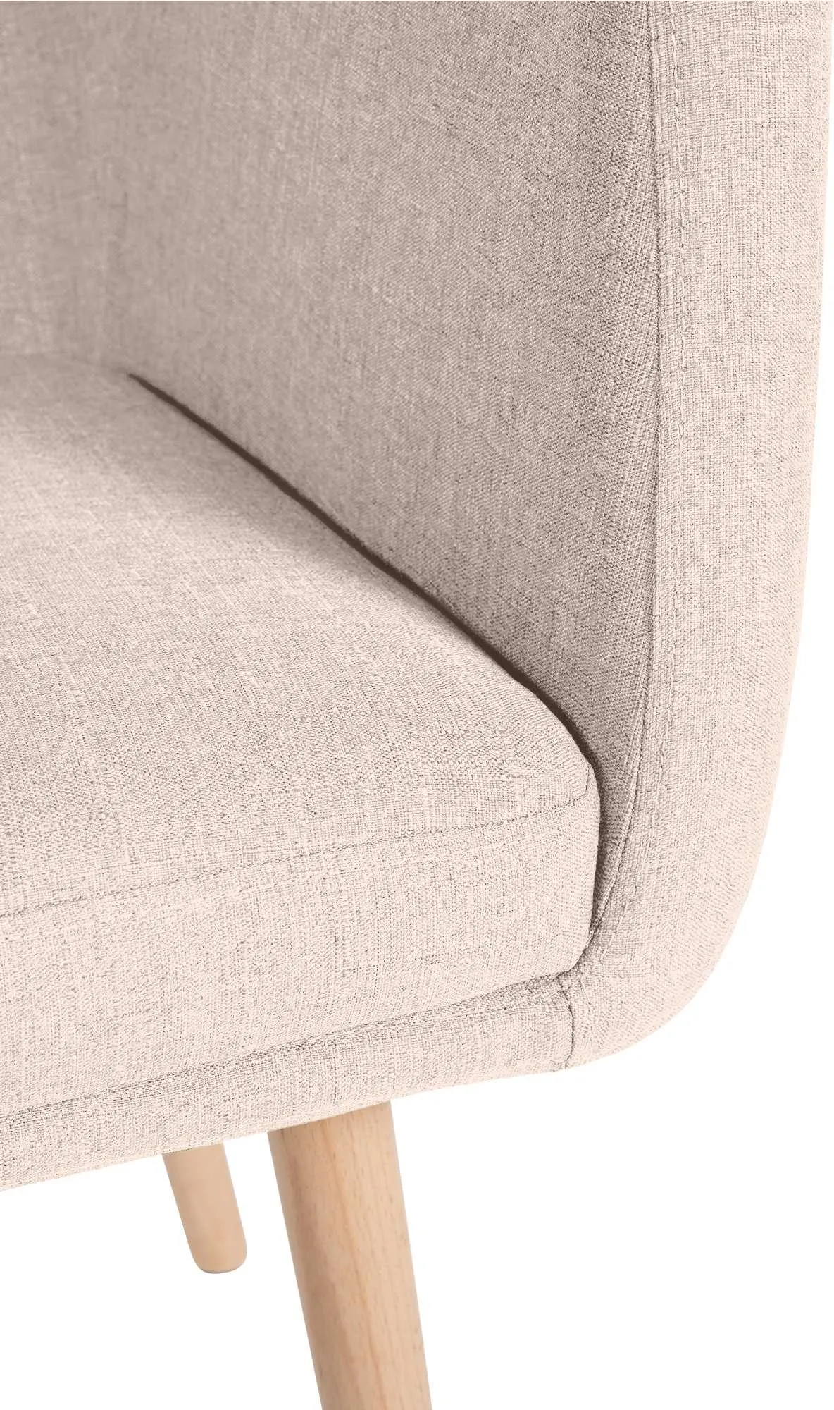 Besucherstuhl Utrecht 88x61x57,5 cm Beige