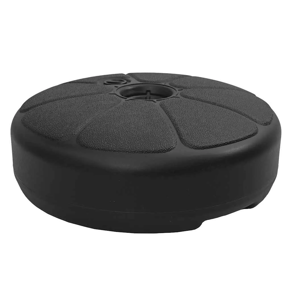 Sonnenschirmständer Sand/Wasser 15 L Schwarz