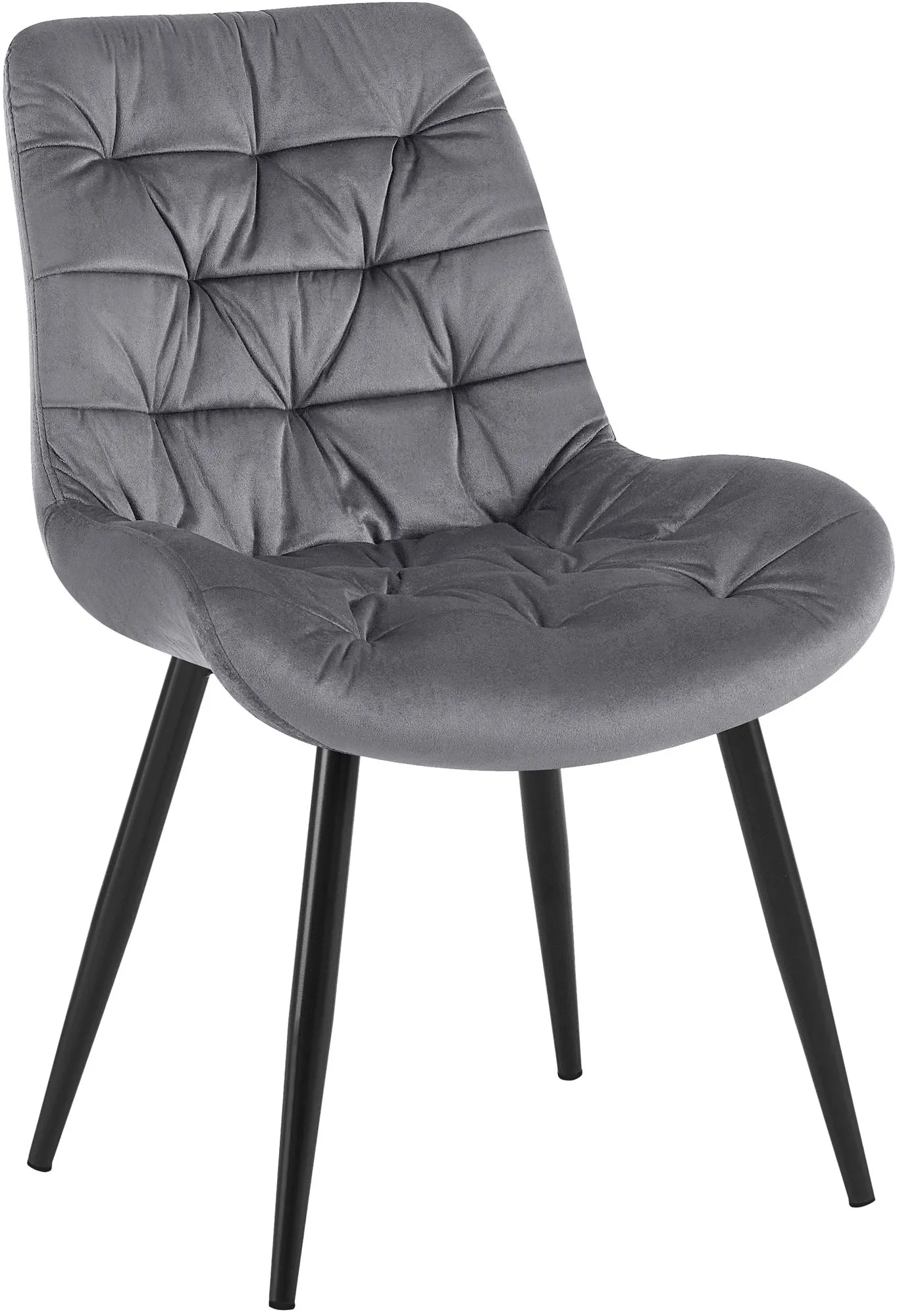 Esszimmerstuhl Rossford 85x56x63 cm dunkelgrau