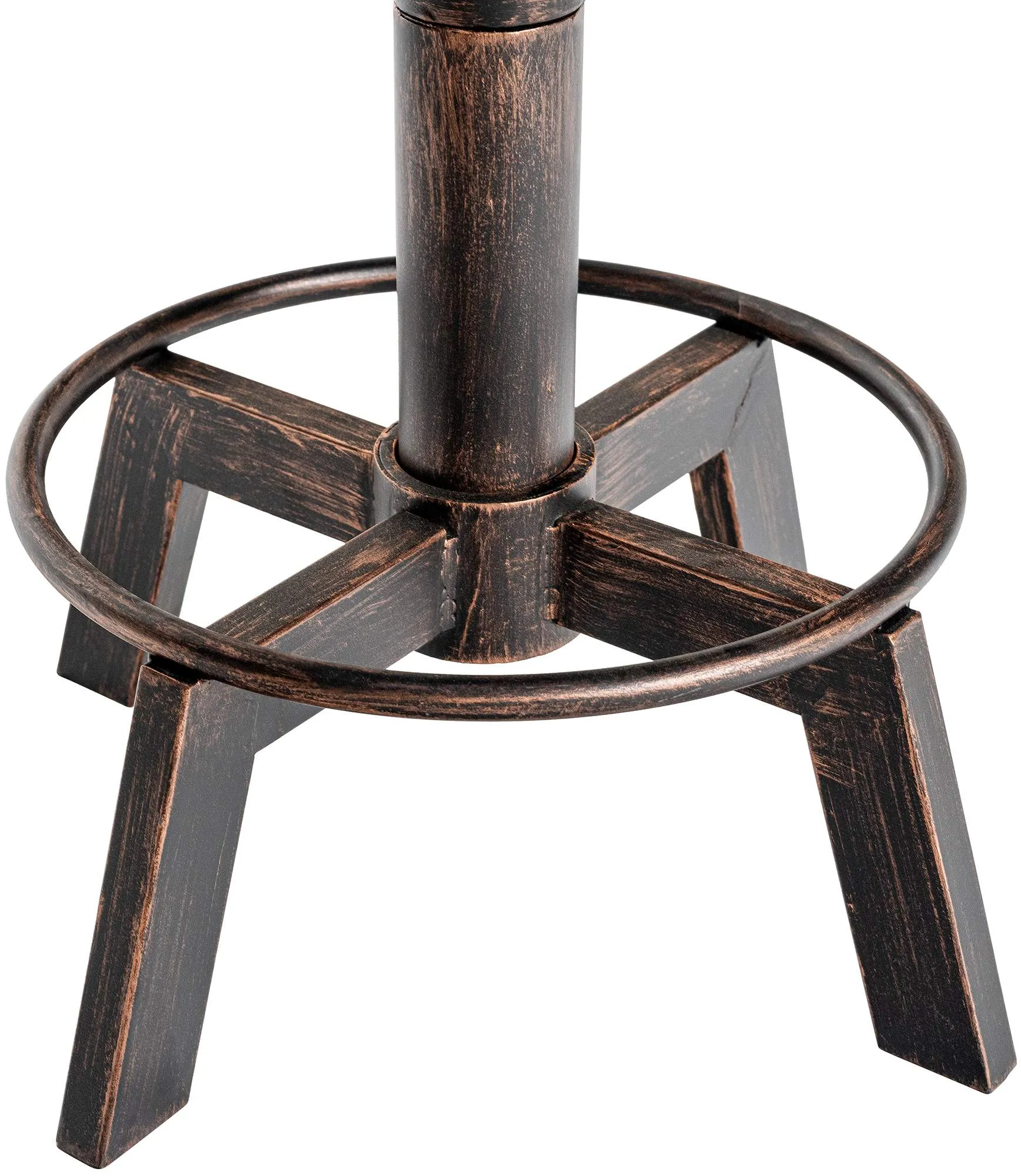 Sitzhocker Set Destin 42x42x44-63 cm bronze