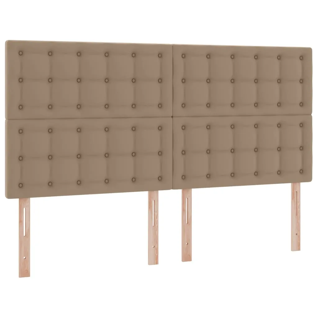 Aufbewahrungsbett mit Matratze 180 x 200 cm Cappuccino