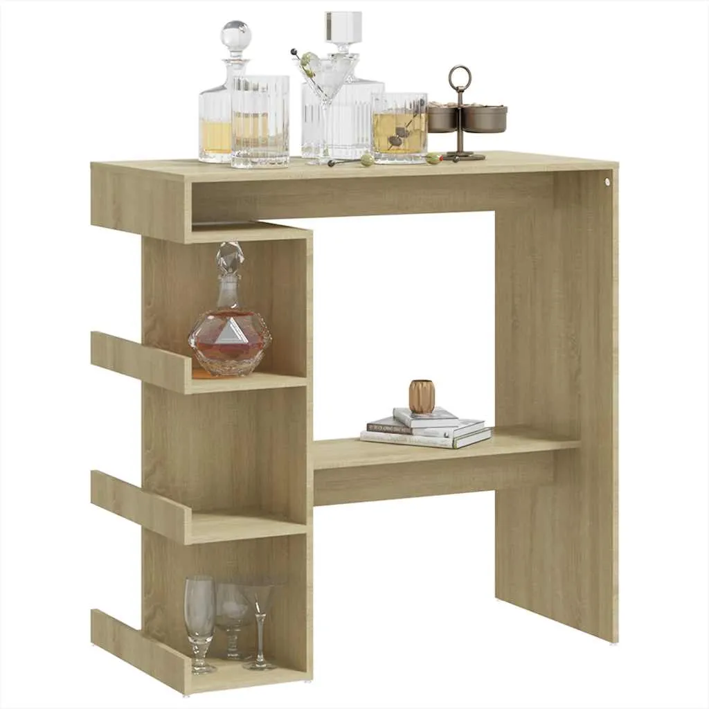 Stehtisch Sonoma-Eiche 100 x 50 x 101,5 cm Massivholz