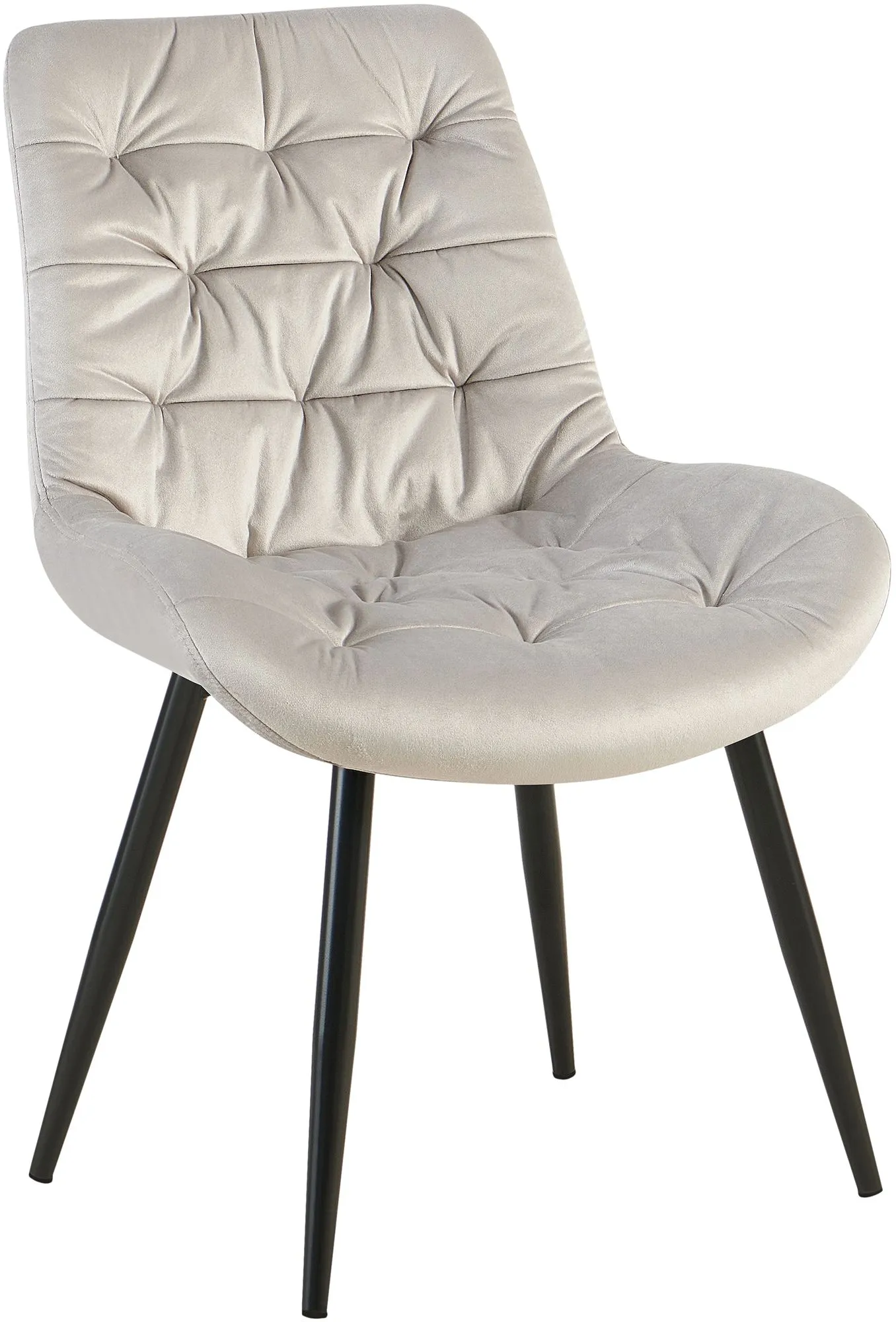 Esszimmerstuhl Rossford 85x56x63 cm Grau