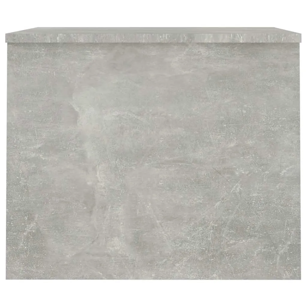 Vielseitiger Couchtisch 80x50,5x41,5 cm Betongrau aus Holzwerkstoff