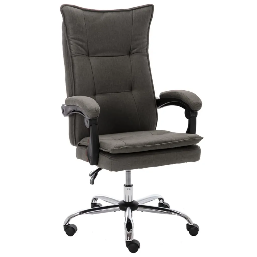 Ergonomischer Bürostuhl mit Liegefunktion 64x68x(113-120) cm Grau
