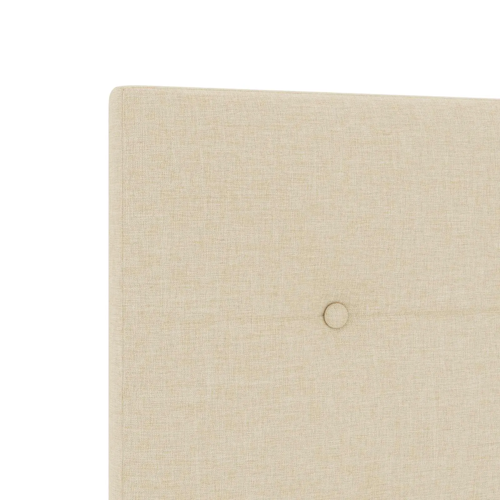Ottomanbett mit Matratze 200x200 cm Creme