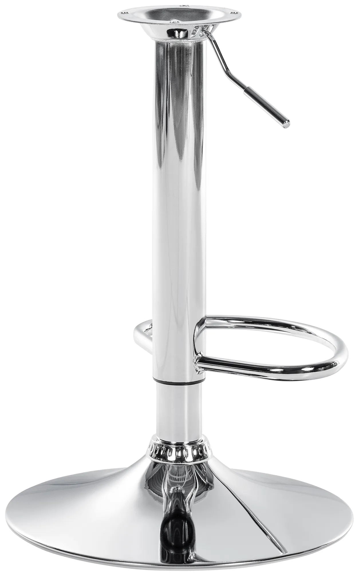 Barhocker-Gestell XL 57-77 cm Chrom