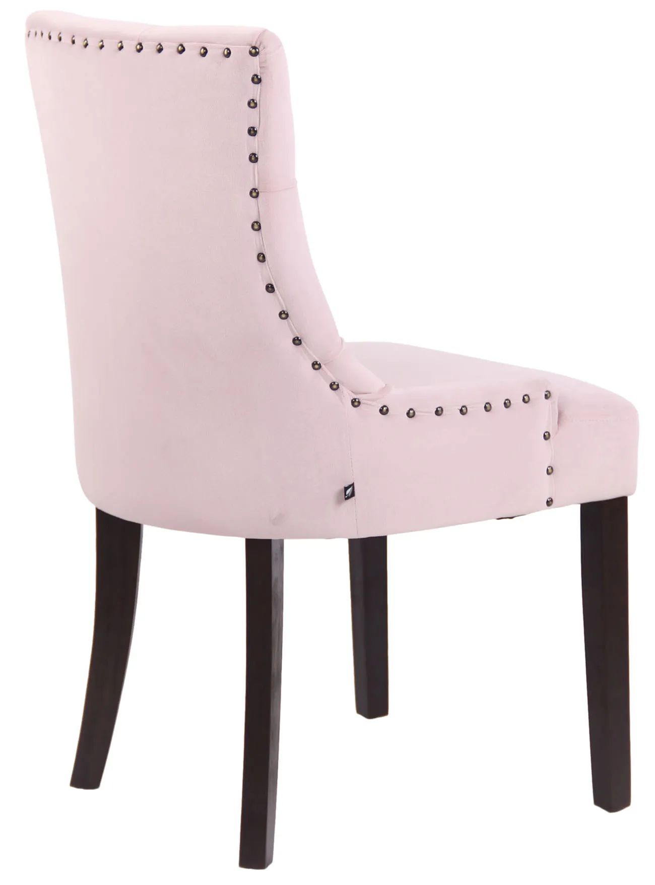 Esszimmerstuhl Aberdeen Samt 4er Set 92x55x58 cm pink