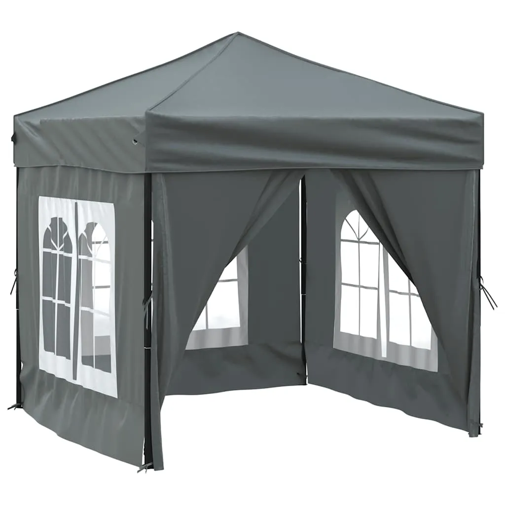 Faltbares Partyzelt 197,5 x 197,5 x 234 cm in Anthrazit