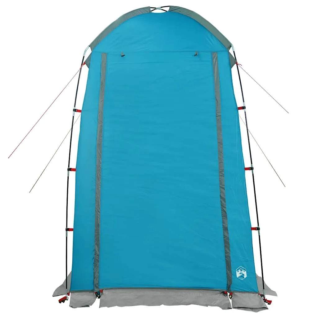 Blaues Duschzelt 150 x 150 x 230 cm wasserdicht und winddicht